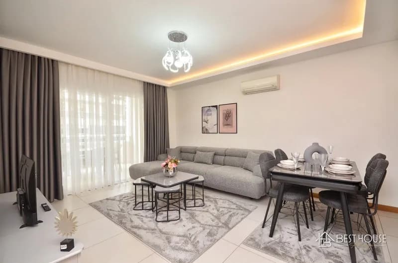 Luxury Furnished 1+1 Apartment in Alanya Mahmutlar