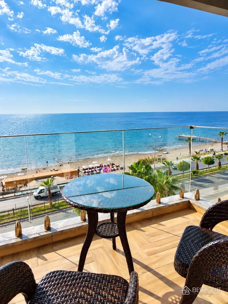 Furnished Sea View 1+1 in Alanya