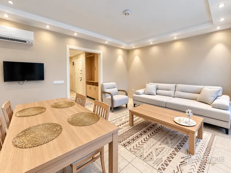Luxury Furnished 2+1 Apartment in Alanya Oba