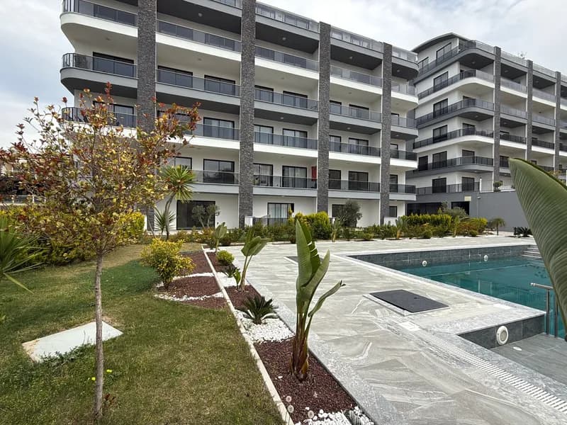 Luxury 4+1 duplex apartment with stunning sea castle views, kargicak – alanya — photo 1